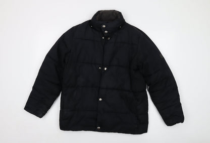 Gap Boys Black Jacket Size 12-13 Years Zip
