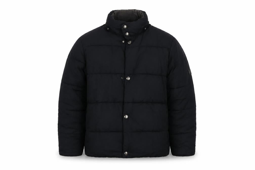 Front view of Gap boys’ black jacket, size 12-13, years zip