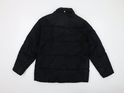 Gap Boys Black Jacket Size 12-13 Years Zip