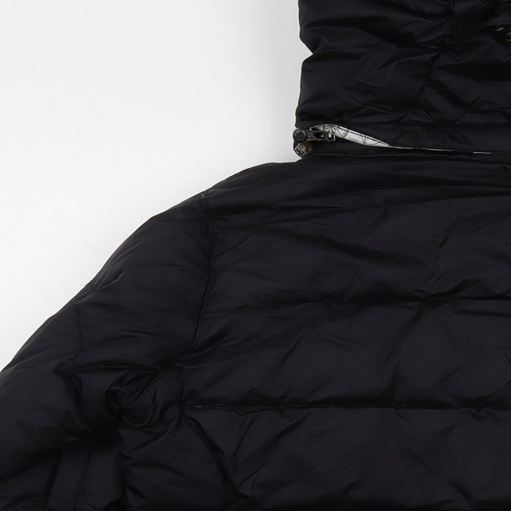 Burton Womens Black Puffer Jacket Jacket Size XS Zip