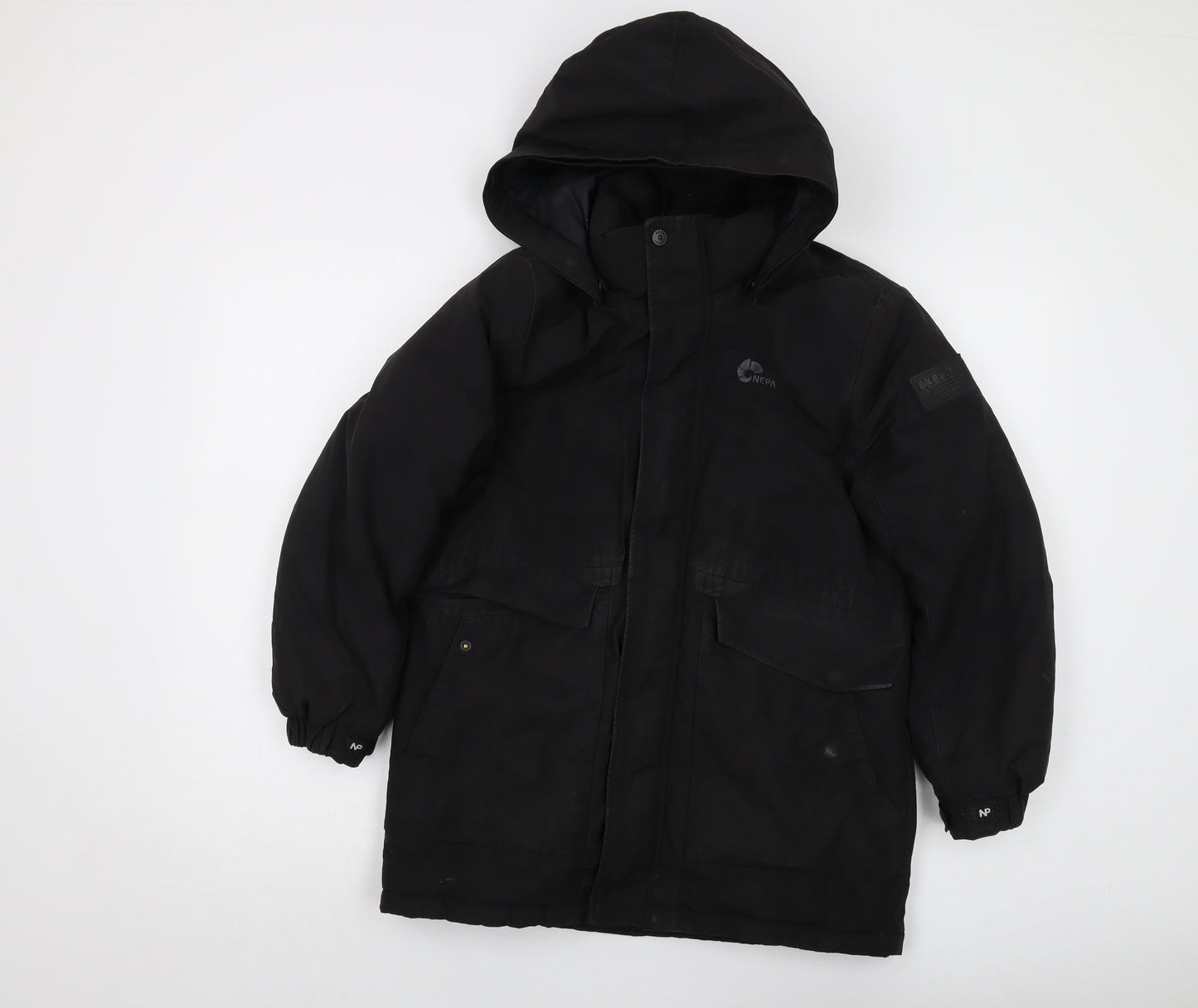 Nepa Boys Black Jacket Size 10 Years Zip