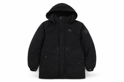 Front view of Nepa boys’ black jacket, size 10, years zip