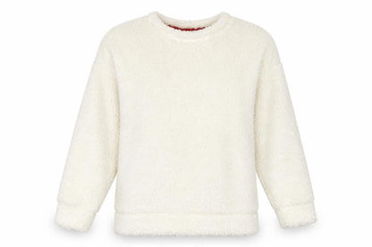 Marks and Spencer Womens Ivory Solid Polyester Top Pyjama Top Size 8