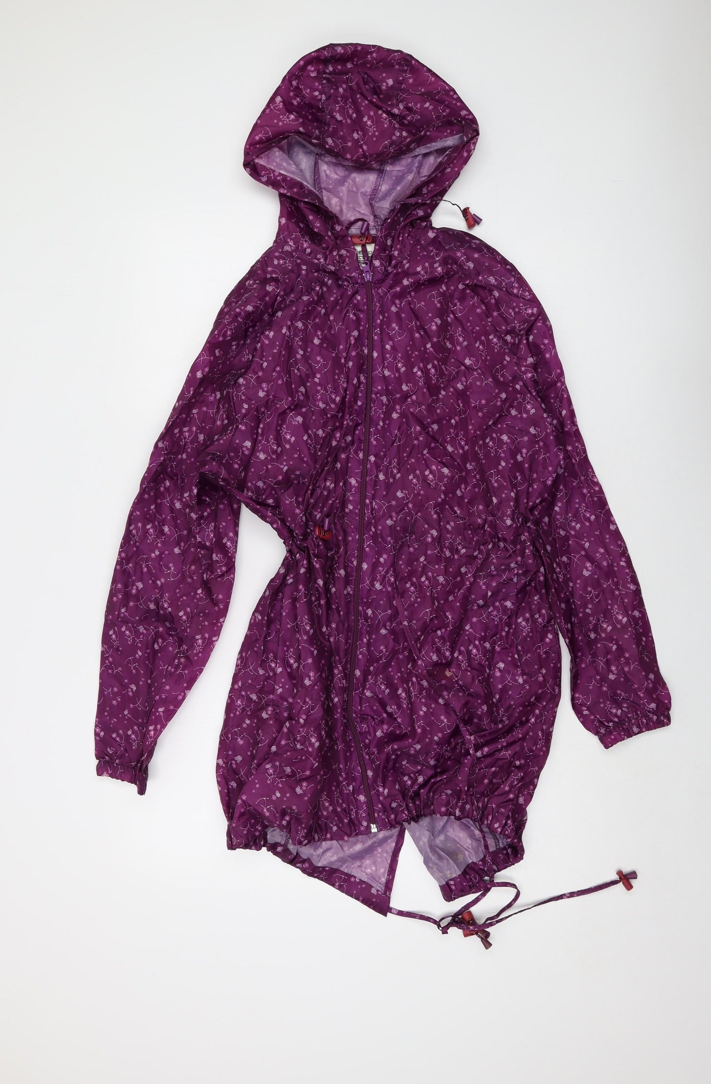 Womens UK Size S JBC Collection Purple Parka Coat