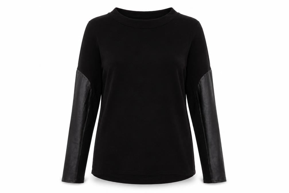 Womens UK Size 8 Boohoo Black Basic T-Shirt