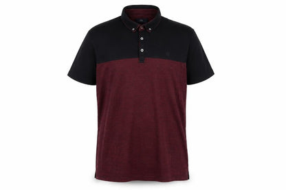 Next Mens Red Cotton Polo Size 2XL Collared Button - Logo, Embroidered