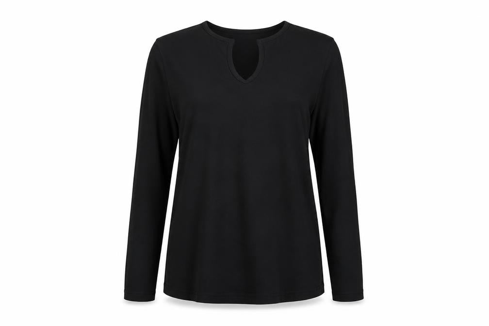 Womens UK Size 10 Missguided Black Basic T-Shirt