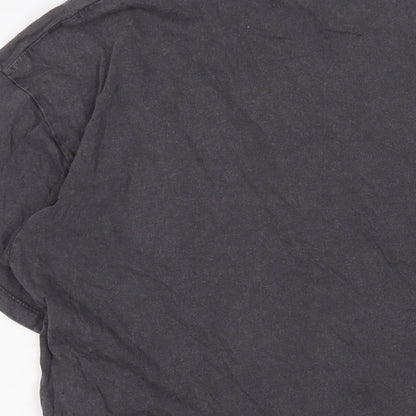H&M Womens Grey Cotton T-Shirt Dress Size XS Crew Neck Pullover - Los Angeles