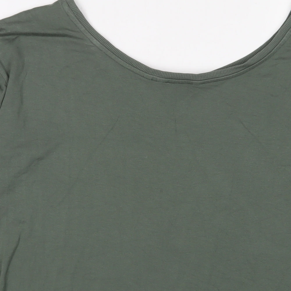 Womens UK Size 10 NEXT Green Basic T-Shirt