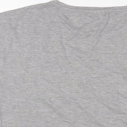 Womens UK Size 12 Studio Grey Basic T-Shirt