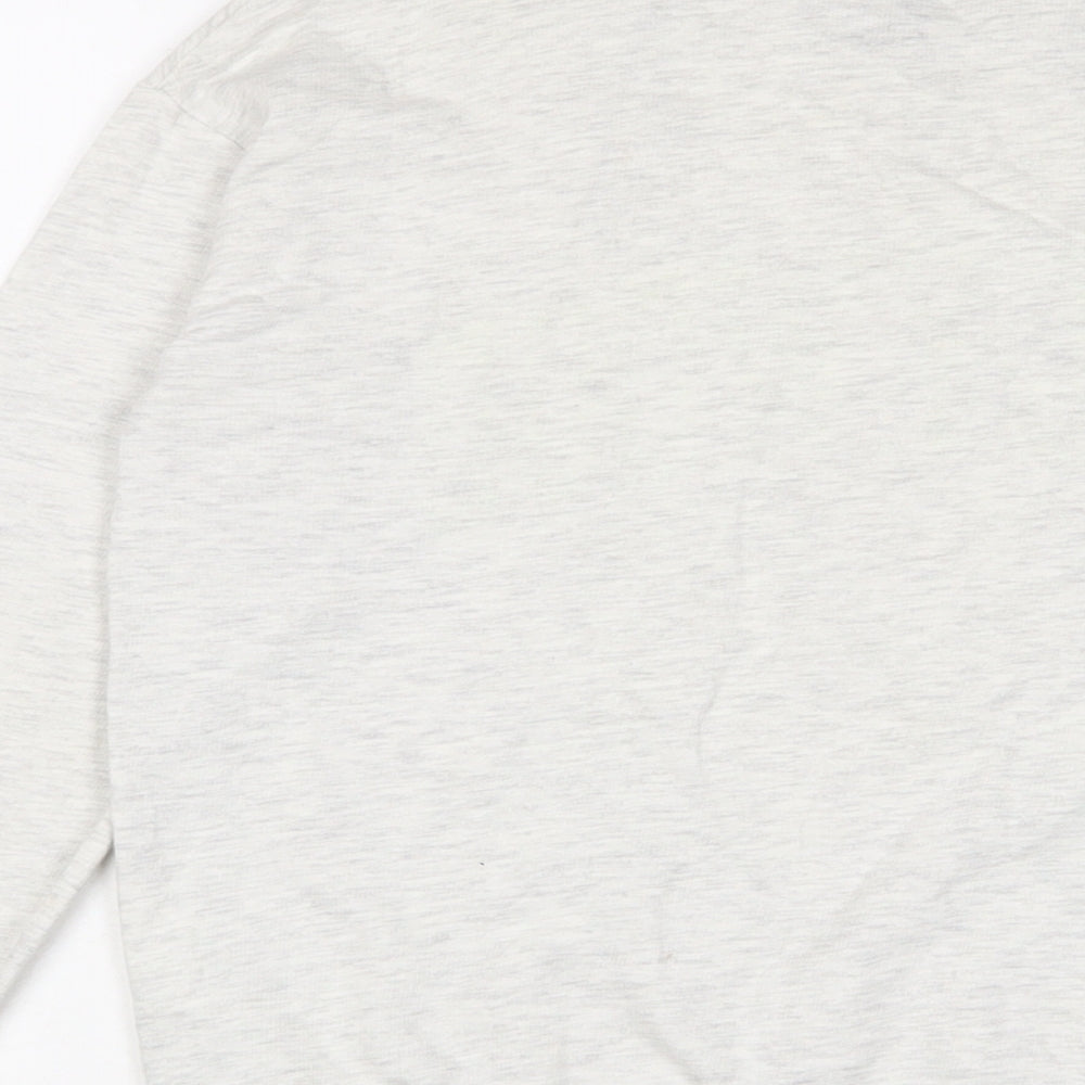 H&M Womens Grey Cotton Pullover Sweatshirt Size XS Pullover - Hollywood