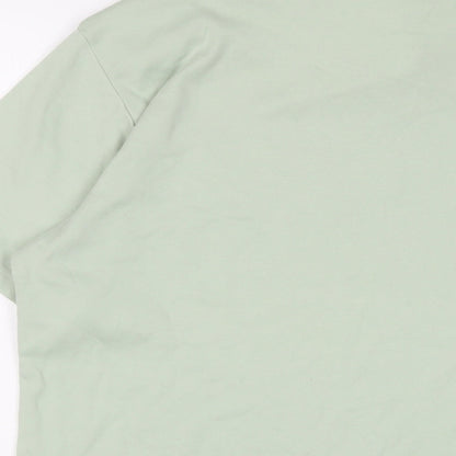 Womens UK Size 16 Berkertex Green Basic T-Shirt