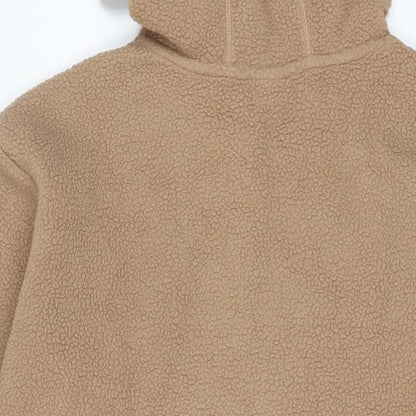 H&M Womens Brown Polyester Pullover Hoodie Size S Zip