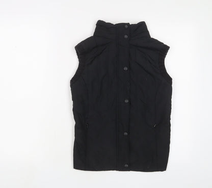 Womens UK Size M Marks and Spencer Black Gilet
