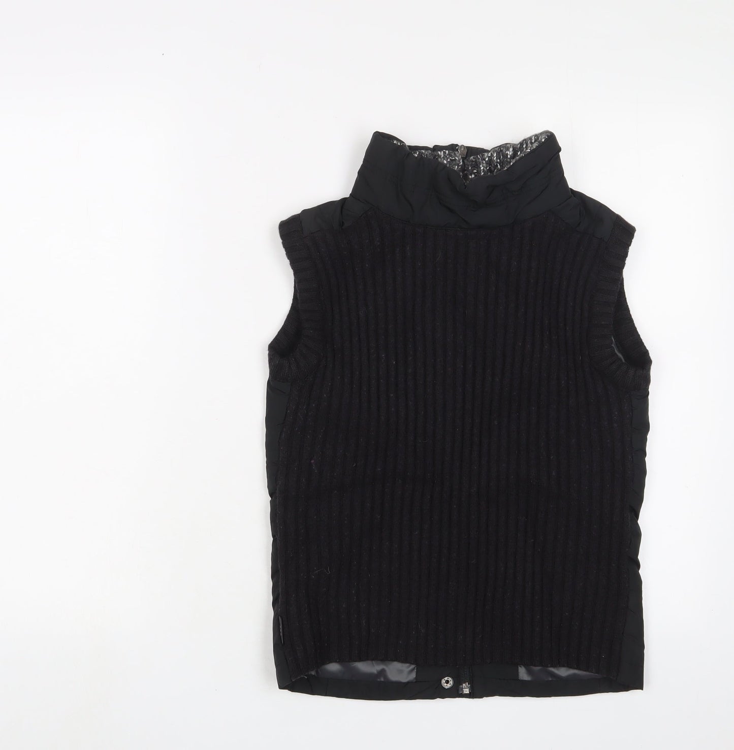 Womens UK Size M Marks and Spencer Black Gilet
