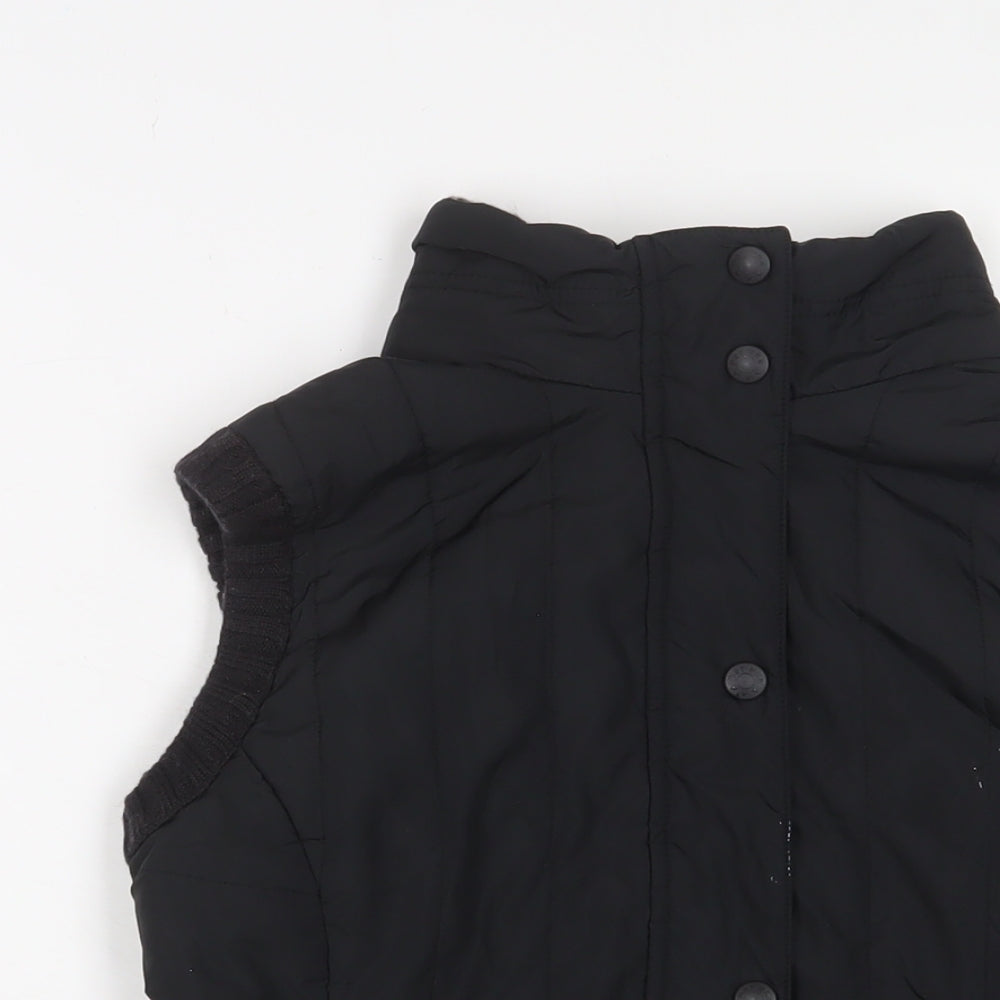 Womens UK Size M Marks and Spencer Black Gilet