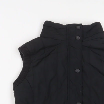 Womens UK Size M Marks and Spencer Black Gilet