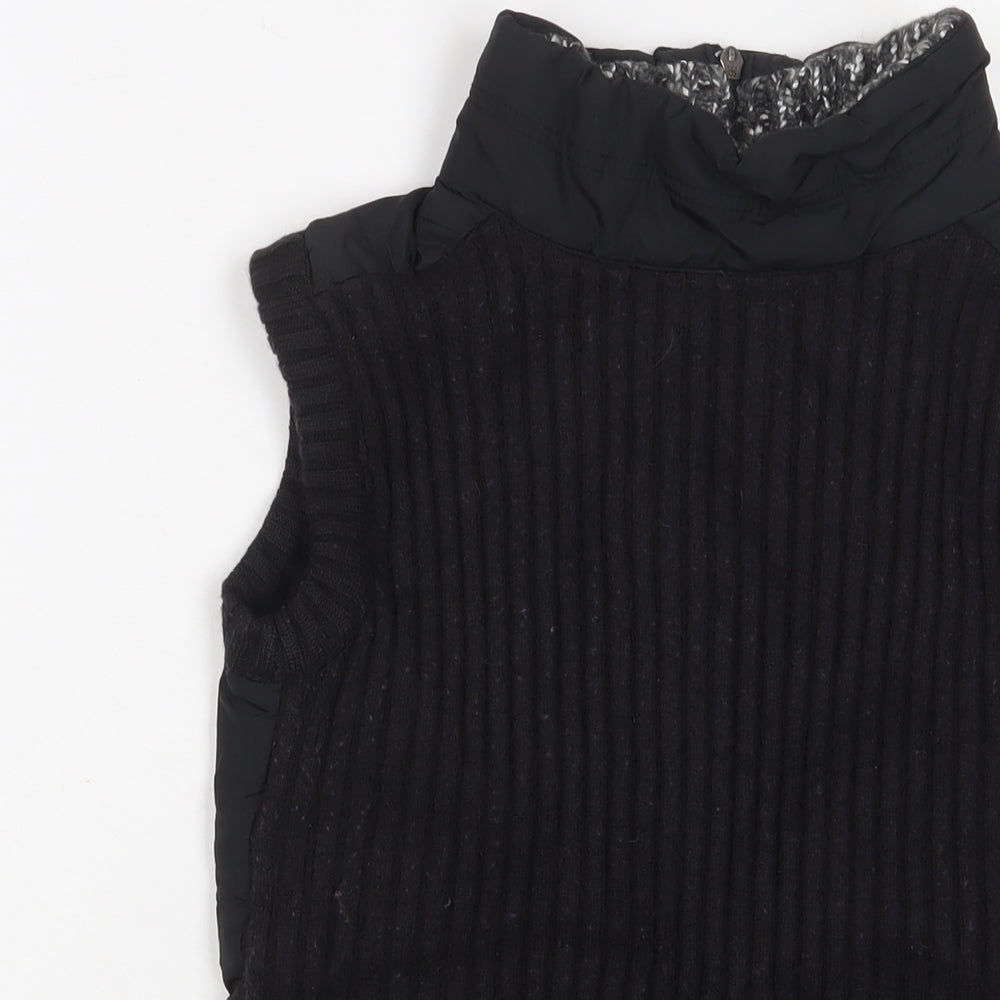 Womens UK Size M Marks and Spencer Black Gilet