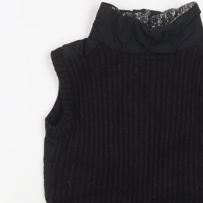 Womens UK Size M Marks and Spencer Black Gilet