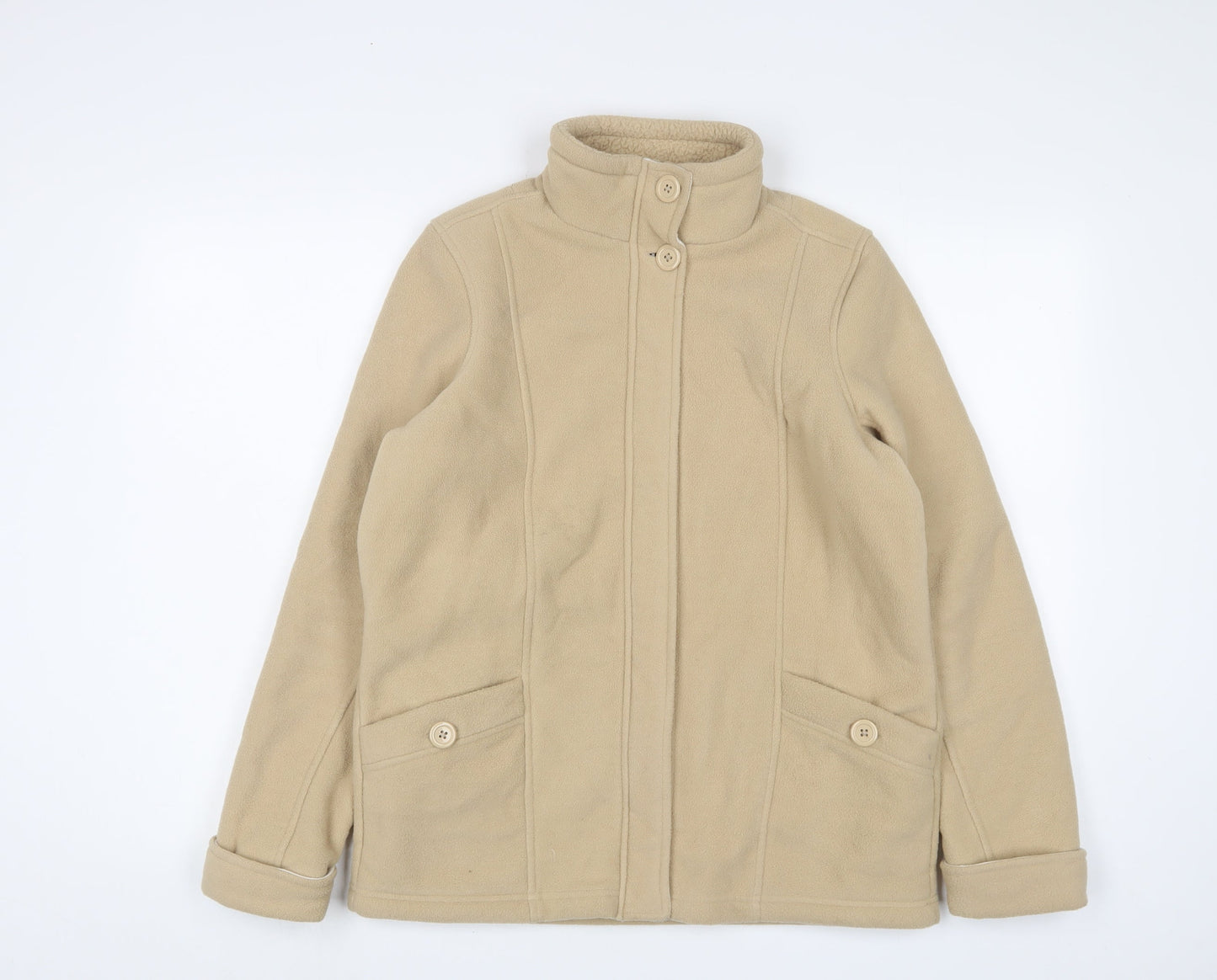 Womens UK Size 12 Marks and Spencer Beige Jacket Jacket