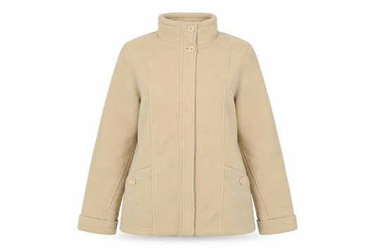 Womens UK Size 12 Marks and Spencer Beige Jacket Jacket