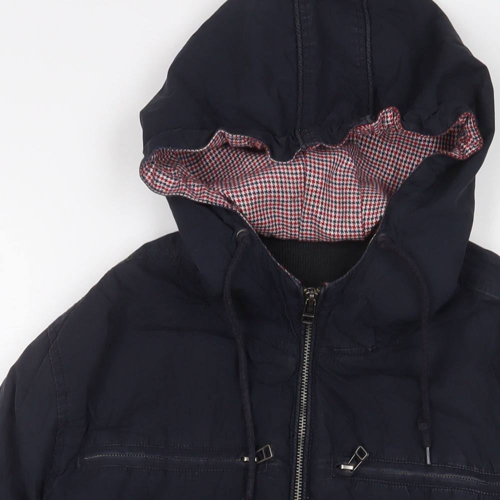 Mens UK Size M Topman Blue Jacket