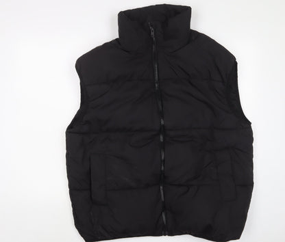 Womens UK Size XS H&M Black Gilet