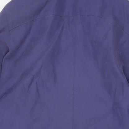 Womens UK Size S Bonmarché Purple Quilted Coat