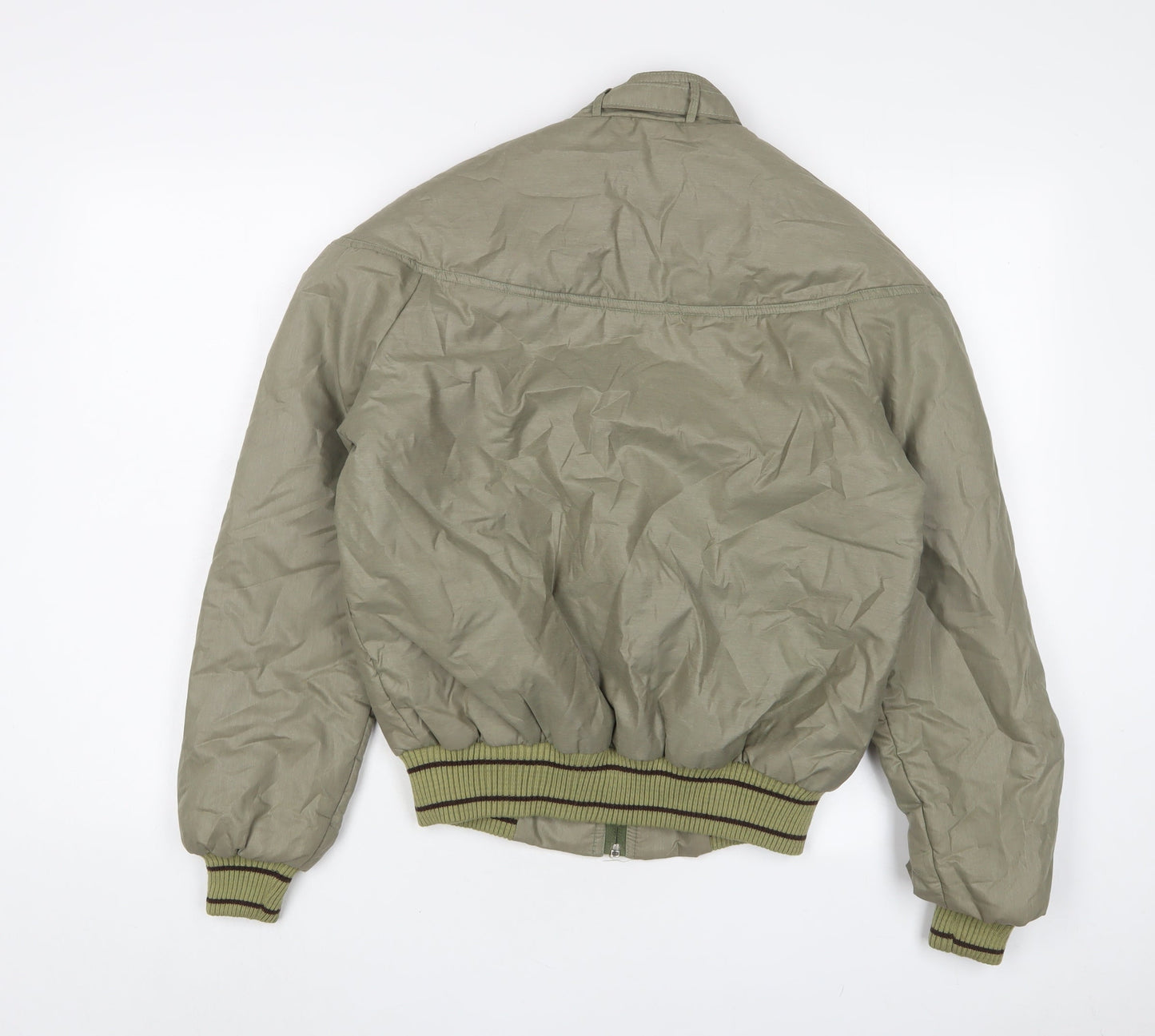 Mens UK Size S City Green Bomber Jacket