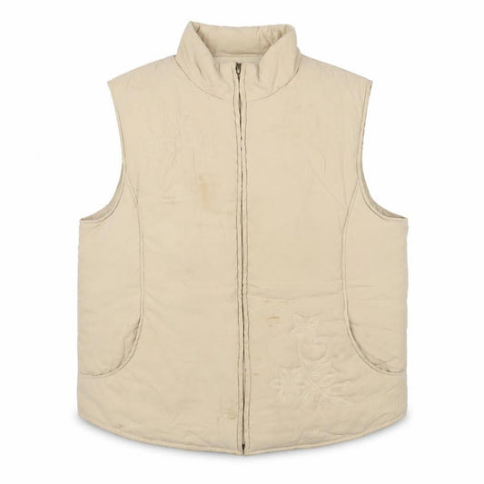 Womens UK Size L EWM Beige Gilet