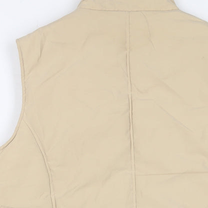 Womens UK Size L EWM Beige Gilet