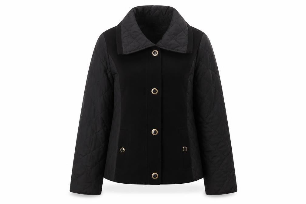 Womens UK Size 14 ANNE WEYBURN Black Jacket
