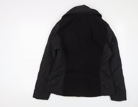 Womens UK Size 14 ANNE WEYBURN Black Jacket