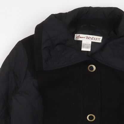 Womens UK Size 14 ANNE WEYBURN Black Jacket