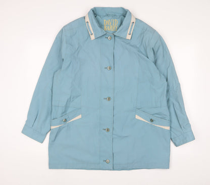 Womens UK Size 16 David Barry Blue Jacket