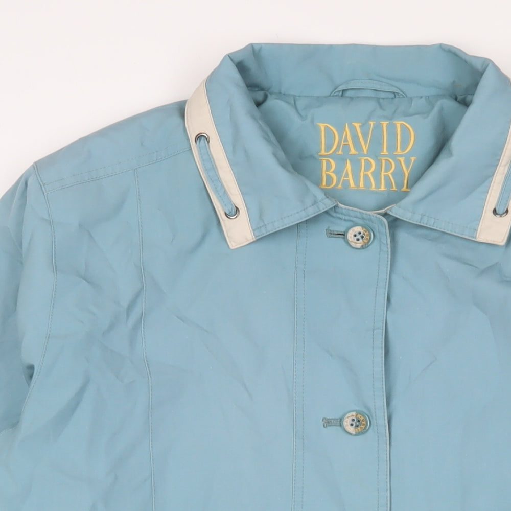Womens UK Size 16 David Barry Blue Jacket