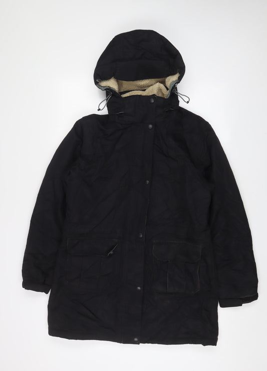 Womens UK Size 6 Lands' End Black Jacket