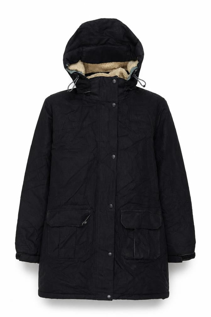 Womens UK Size 6 Lands' End Black Jacket