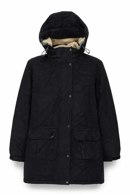 Womens UK Size 6 Lands' End Black Jacket