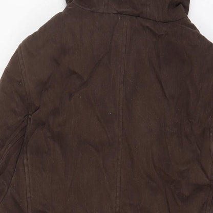 Womens UK Size 12 Maine Brown Parka Coat