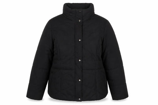 Marks & Spencer Womens Black Quilted Coat Size L Zip
