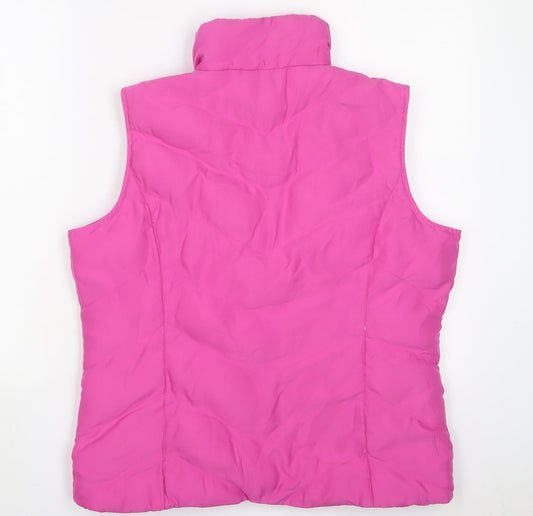 Womens UK Size S BETTY KAY Pink Gilet