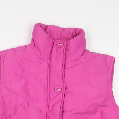 Womens UK Size S BETTY KAY Pink Gilet