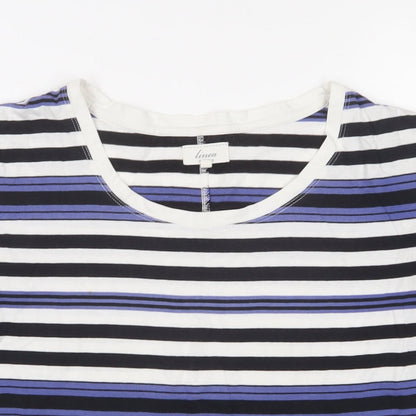 Womens UK Size S Linea Multicoloured Basic T-Shirt