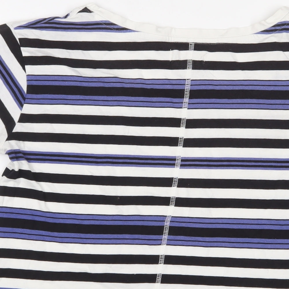 Womens UK Size S Linea Multicoloured Basic T-Shirt