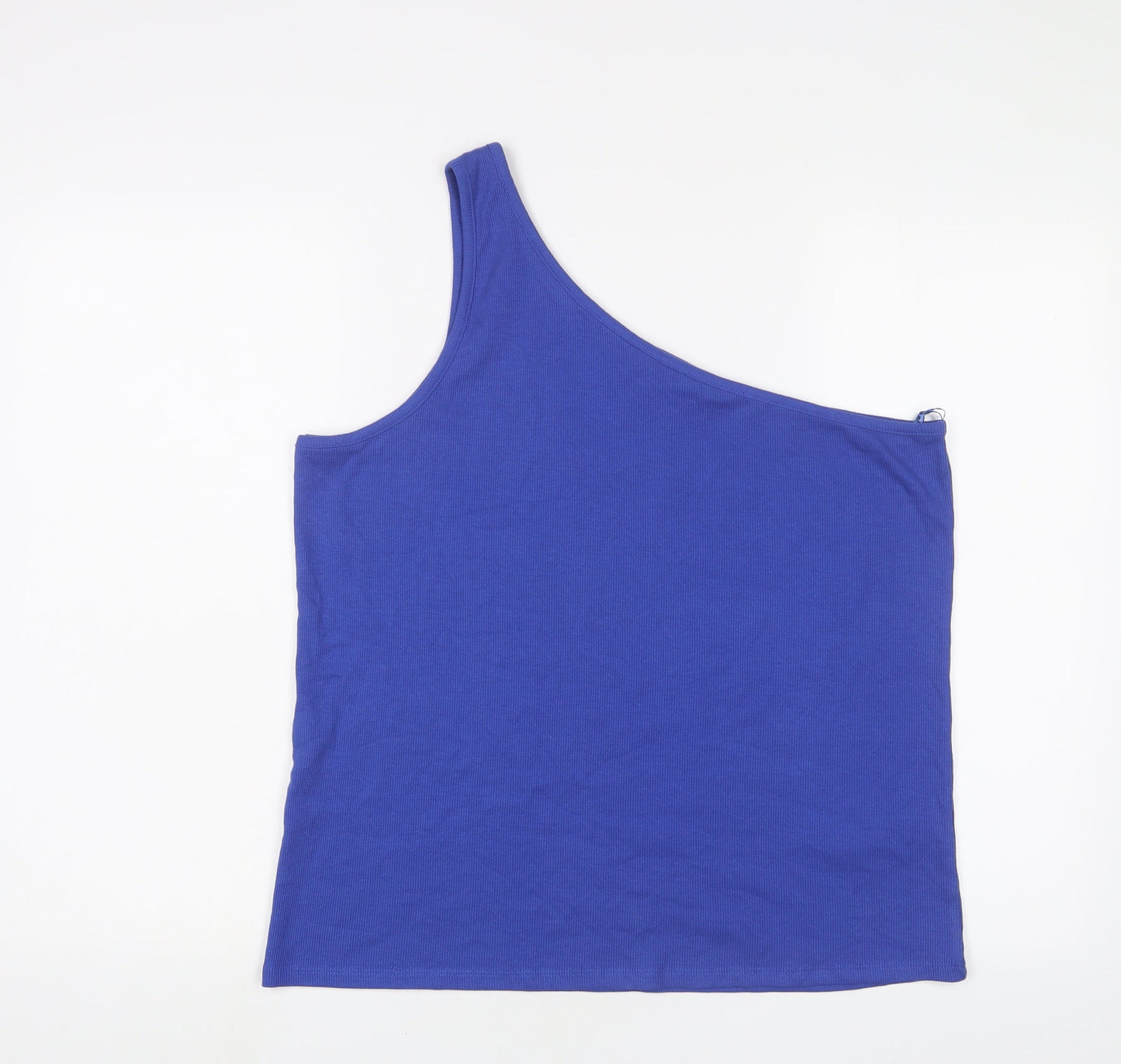 Womens UK Size 22 Marks and Spencer Blue Basic Tank