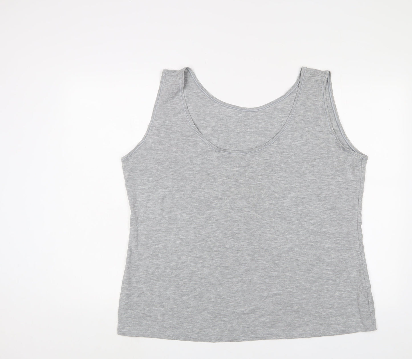 Womens UK Size 28 Marks and Spencer Grey Basic Tank