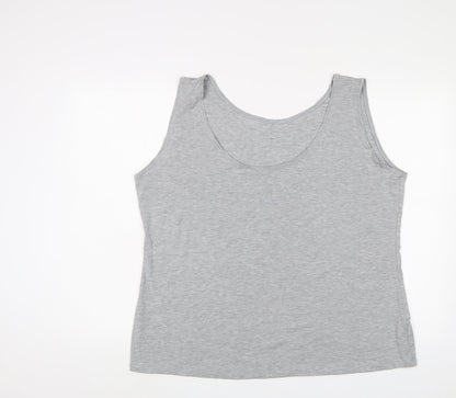 Womens UK Size 28 Marks and Spencer Grey Basic Tank