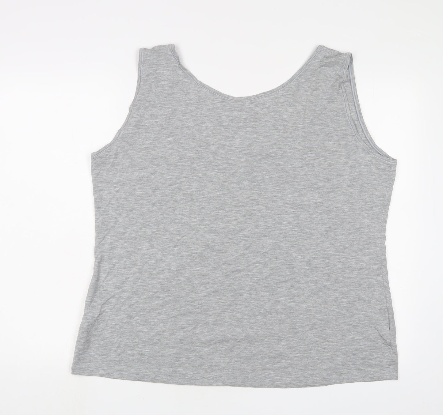 Womens UK Size 28 Marks and Spencer Grey Basic Tank
