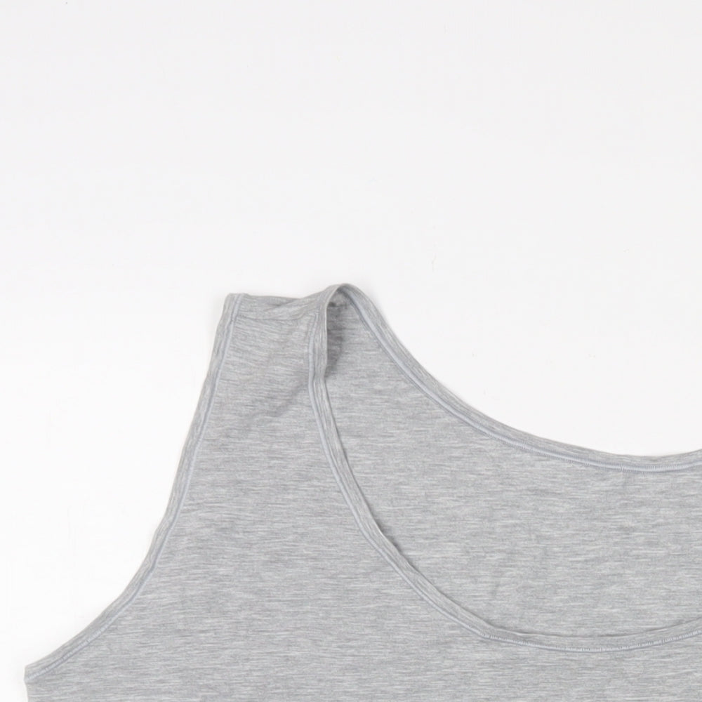 Womens UK Size 28 Marks and Spencer Grey Basic Tank